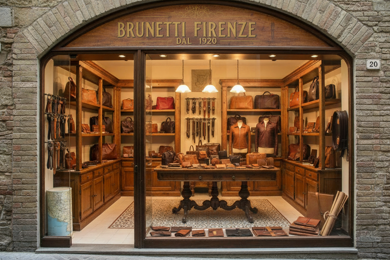 change the peletteria fiorentina with Brunetti Firenze